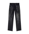 Diesel Belt-loop Casual Pants In Black