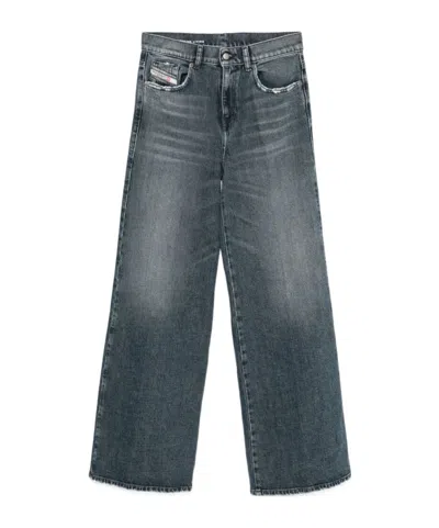 DIESEL DIESEL 1978 D-AKEMI LOGO PATCH JEANS