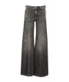 Diesel D-akii Flared Fit Jeans In Black