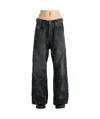 Diesel Belt Loop Jeans In Black