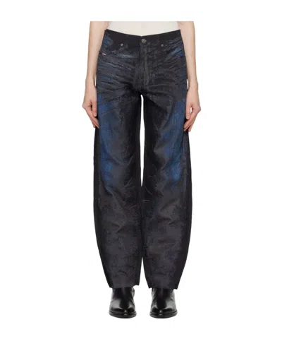 Diesel Belt-loop Jeans In Black