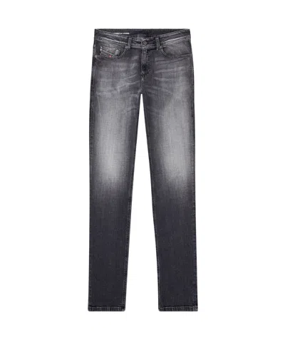 Diesel Belt-loop Jeans In Black