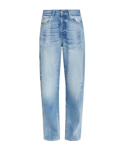 Diesel Belt Loop Jeans In Blue