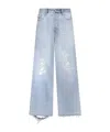 Diesel Belt Loop Jeans In Blue