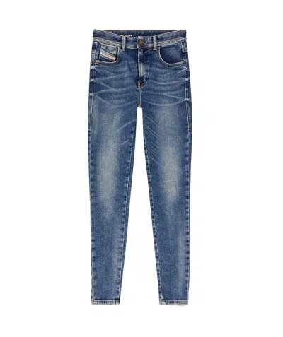 Diesel 1984 Slandy-high Skinny Jeans In Blue