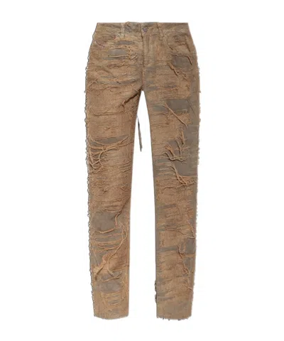 Diesel Belt-loop Jeans In Brown