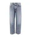 Diesel Light Blue Cotton Denim Jeans In Gray
