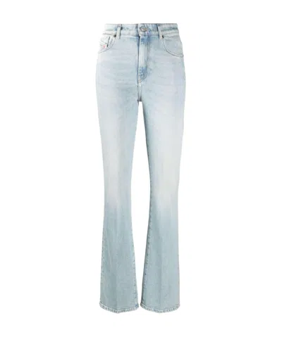 Diesel Belt-loop Jeans In Green