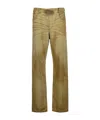 Diesel Belt-loop Jeans In Green