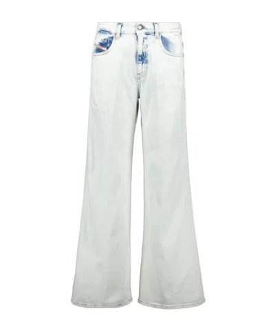 Diesel Belt-loop Jeans In White