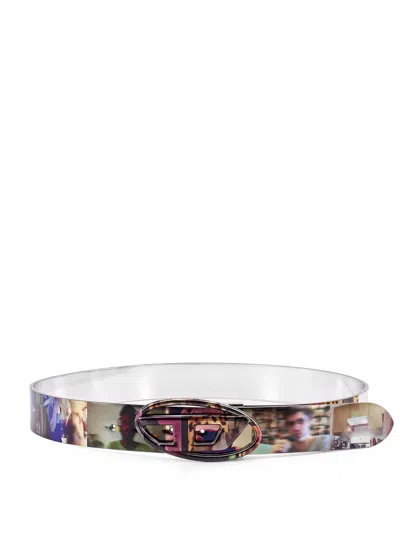 Diesel Belt In Multicolor