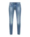 Diesel Belt Ring Denim Trousers In Blue