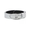 Diesel White Logo-plaque Leather Belt In White