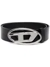 Diesel Leather Belt W/logo