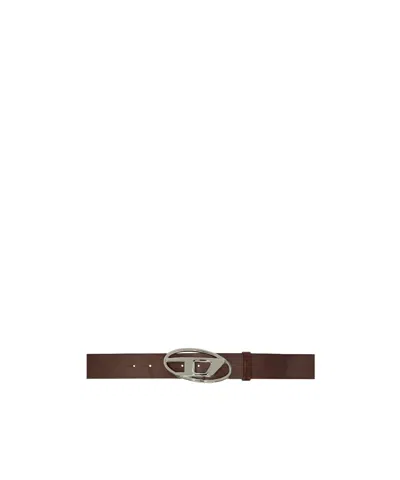 Diesel Belt With D Logo Buckle In Ha623
