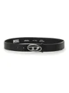 Diesel Women Belt With Logo In Black