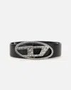 Diesel Women 1dr Strass Leather Belt