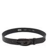 Diesel Oval D-buckle Leather Belt