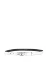 Diesel Adjustable Loop Belt Crafted Polyester Leather