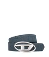 Diesel B 1dr Belts In Blue Cotton In Blue