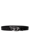 Diesel Belt With Oval D Buckle In Black