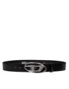 Diesel Belt With Oval D Buckle In Black