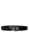 Diesel Belt With Oval D Buckle In Black