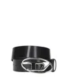 Diesel Belts Black In Black