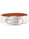 Diesel B-1dr Logo-buckle Leather Belt In Multicolor
