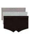 Diesel Benjamin-d-mono Boxers (pack Of Three) In Grey