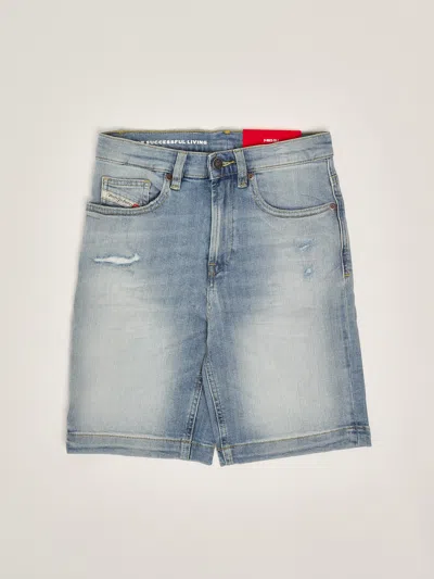 Diesel Kids' Bermuda Denim Bermuda In Blue
