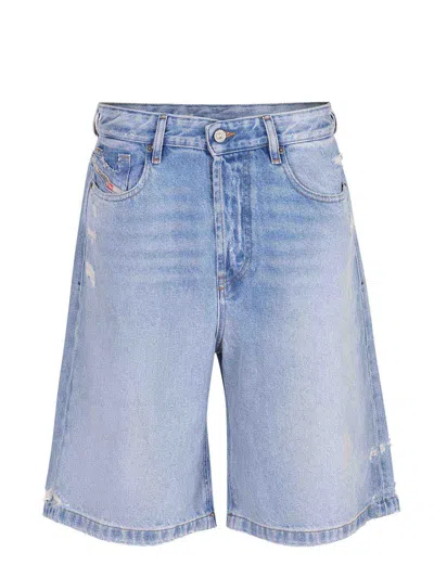 Diesel Bermuda Shorts In Blue