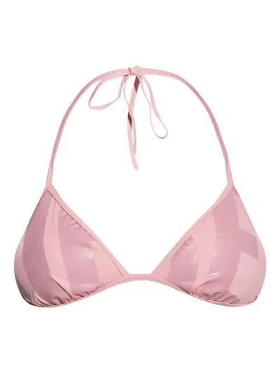 Diesel Bfb-sees-a Triangle Bikini Top In Pink