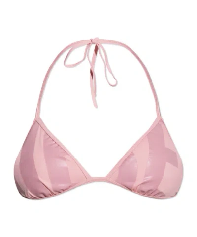Diesel Bfb-sees-a Triangle Bikini Top In Pink