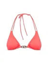 Diesel Bfb-sees-o Halterneck Bikini Top In Pink