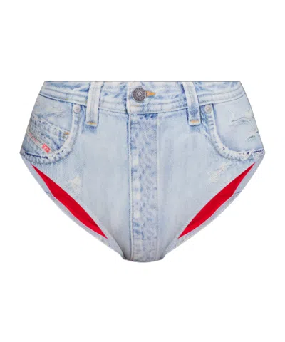 Diesel Bfpn-bichys Bikini Bottom In Blue
