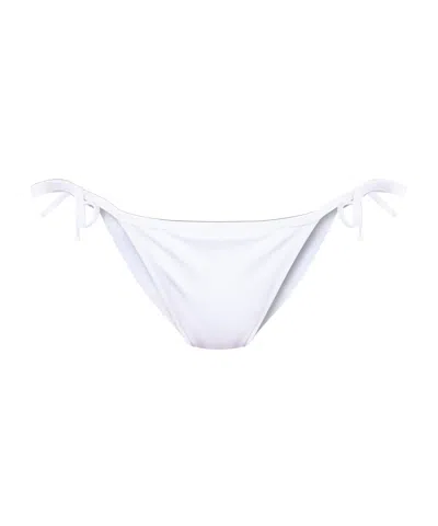 Diesel Bfpn-brigittes Logo-print Bikini Briefs In White