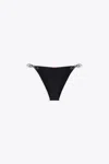 Diesel Maxi Logo Bikini Briefs In Recycled Nylon In Black