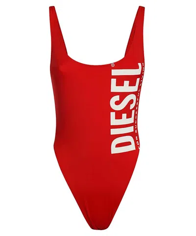 Diesel Bfsw-pamela One-piece Swimsuit In Red