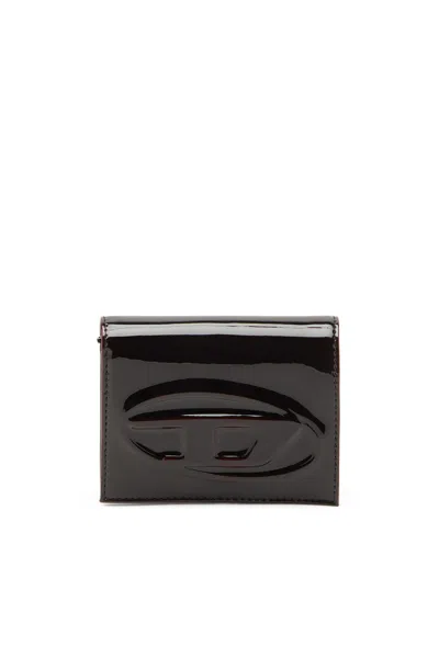DIESEL BI-FOLD WALLET IN LIQUID PU