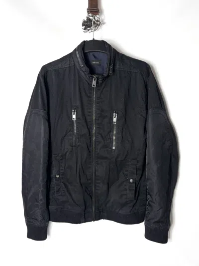 Pre-owned Diesel Biker Jacket In Black