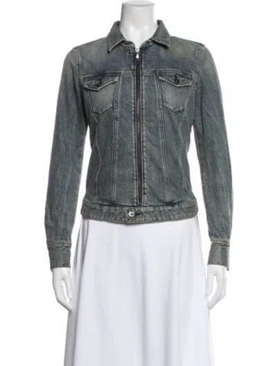 Pre-owned Diesel Biker Jacket In Black