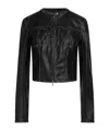 Diesel Biker Jacket In Black