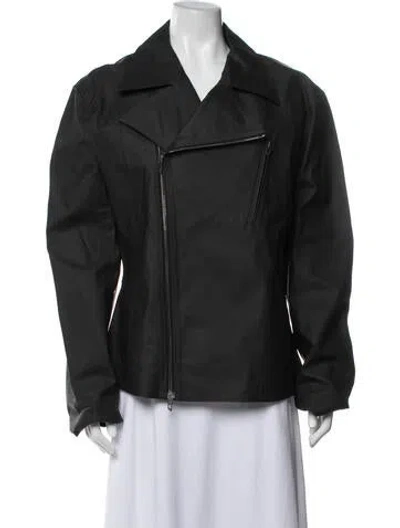 Pre-owned Diesel Biker Jacket In Grey