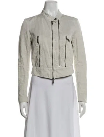 Pre-owned Diesel Biker Jacket In Neutral