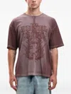 Diesel Man T-shirt Brick Size L Cotton In Brown