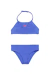 Diesel Logo-print Bikini In Blue
