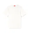 Diesel Biologic Cotton T-shirt With Frontal Oval-d Logo In Multicolor