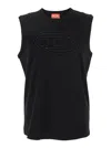 Diesel Bisco-bigoval Tank Top In Black