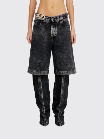 Diesel Shorts  Woman Color Black
